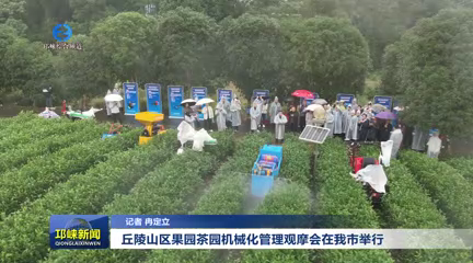 【20251023】丘陵山区果园茶园机械化管理观摩会在我市举行