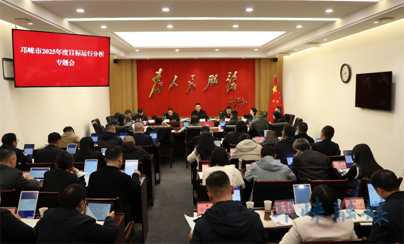 邛崃市2025年度目标运行分析专题会召开