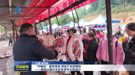 【20251219】“村糖会”里年味浓 特色产业促增收——南宝山镇川王村年货节火热进行