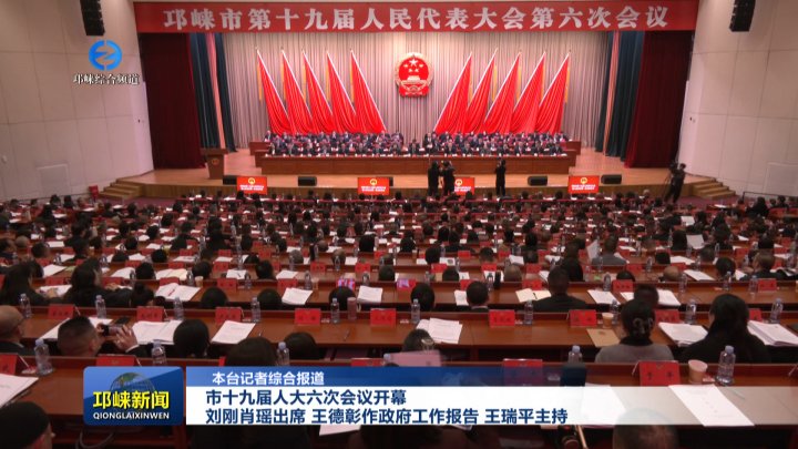 【20260121】市十九届人大六次会议开幕 刘刚肖瑶出席 王德彰作政府工作报告 王