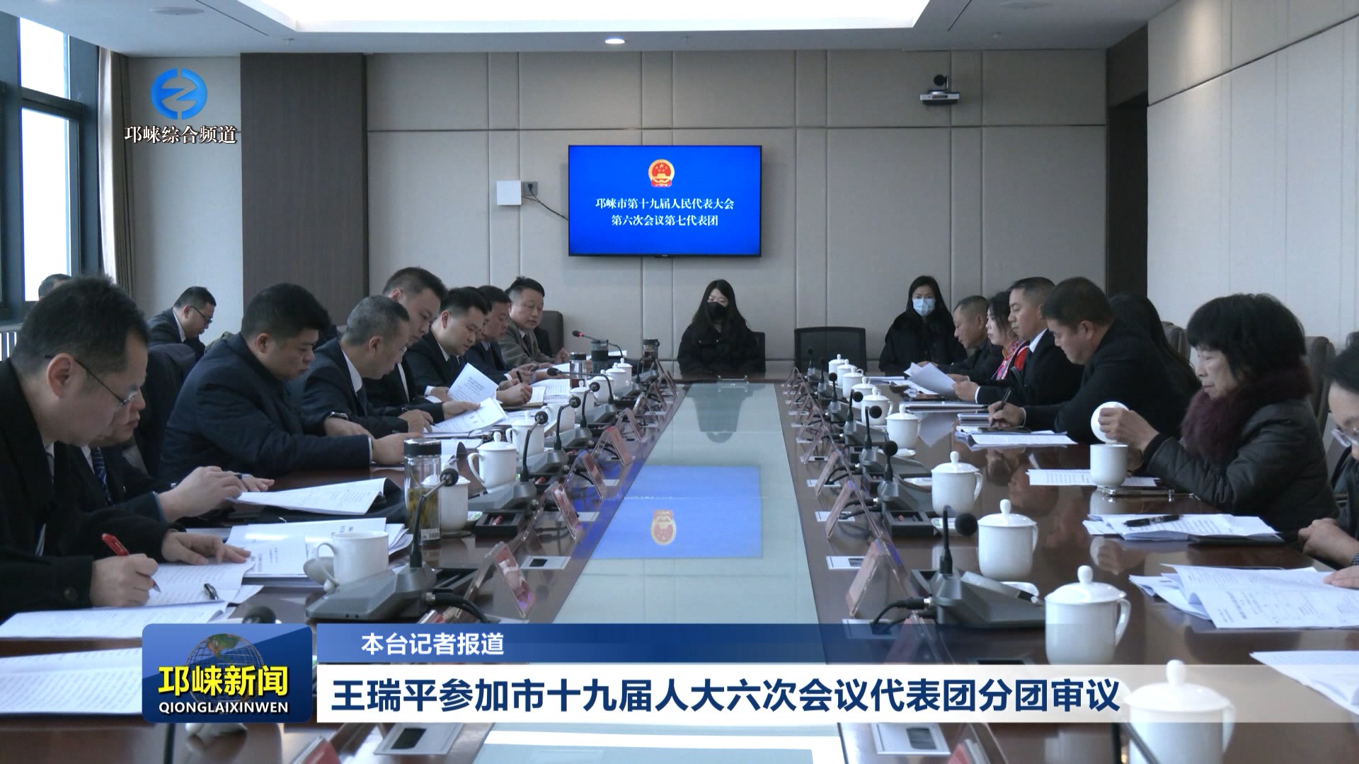 【20260122】王瑞平参加市十九届人大六次会议代表团分团审议