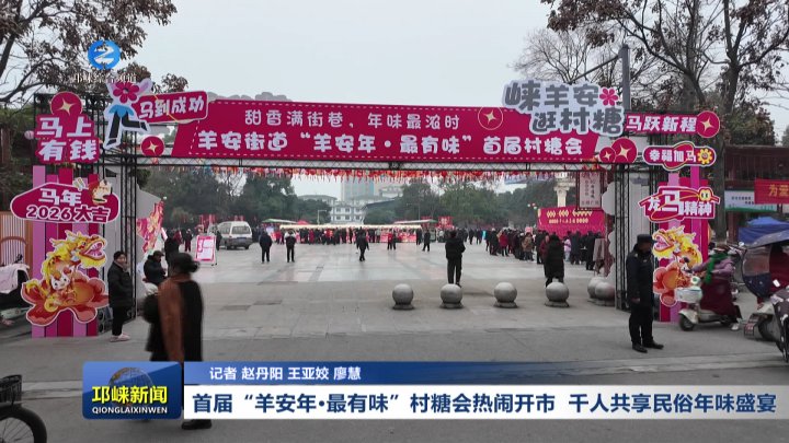 【20260129】首届“羊安年·最有味”村糖会热闹开市 千人共享民俗年味盛宴