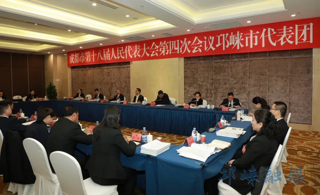 邛崃市代表团履职尽责，为城市发展献务实良策