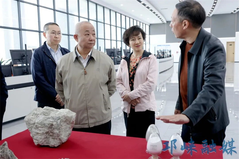 里赞到邛崃调研