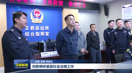 【20260407】刘刚调研基层社会治理工作