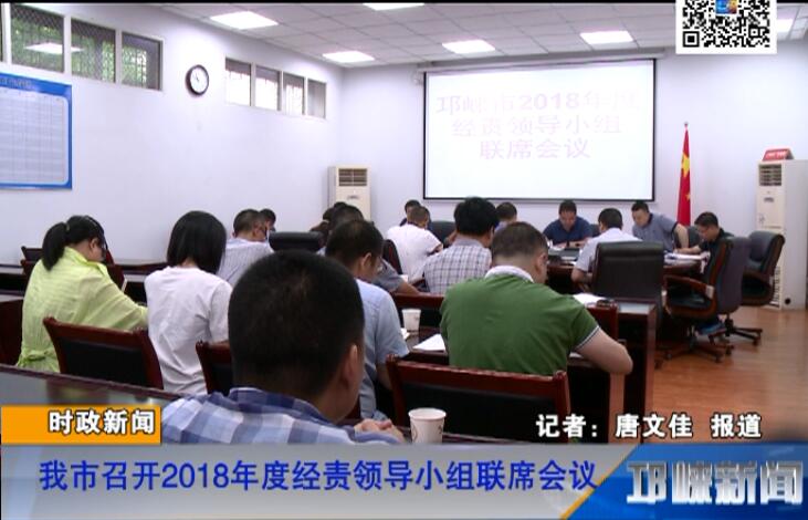 【20180608】我市召开2018年度经责领导小组联席会议