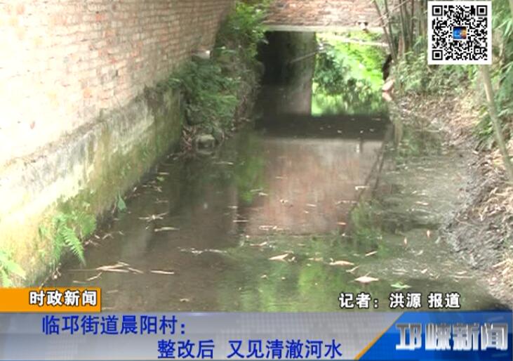 【20180615】临邛街道晨阳村：整改后 又见清澈河水