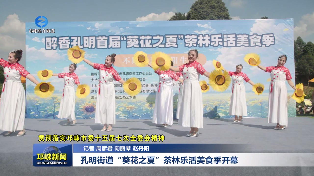 【20250708】孔明街道“葵花之夏”茶林乐活美食季开幕